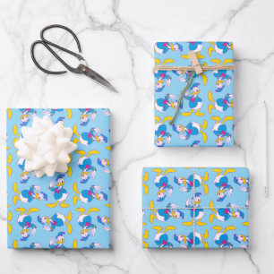 Feuille De Papier Cadeau Donald Duck Signe de paix