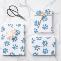 Doodle Paws, empreintes de chien, pattes bleues