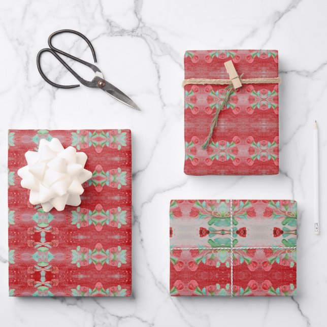 Feuille De Papier Cadeau Doublons Ou (Recto)