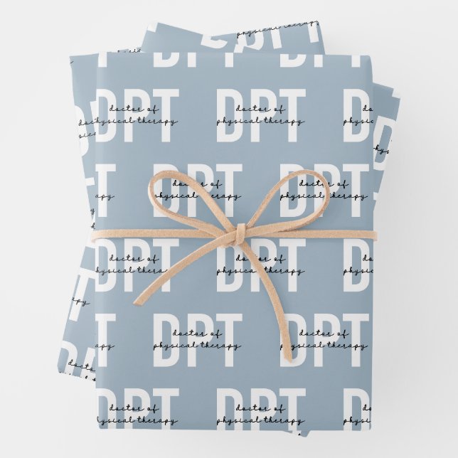 Feuille De Papier Cadeau DPT Docteur en physiothérapie (En situation)