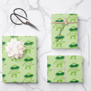 Feuille De Papier Cadeau Dr Seuss   Lorax - Né Pour Être Vert