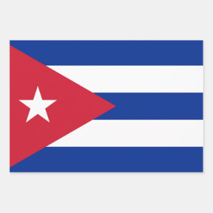 Feuille De Papier Cadeau Drapeau de Cuba