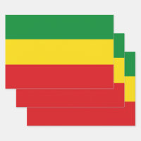Drapeau rastafarien Rasta Ethiopie
