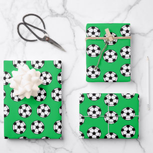 Feuille De Papier Cadeau Drôle Motif de balle de football