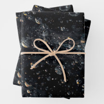 Droplets en pierre galactique sur une toile cosmiq