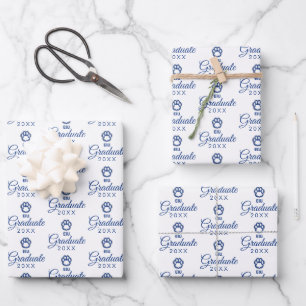 Feuille De Papier Cadeau Eastern Illinois Panthers Empreinte de patte & EIU