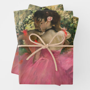 Feuille De Papier Cadeau Edgar Degas - Danseurs en rose