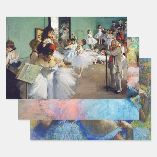 Feuille De Papier Cadeau Edgar Degas - Sélection de chefs-d'oeuvre (Lot)