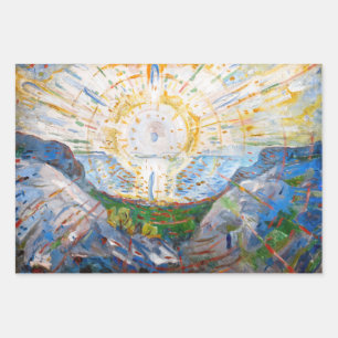 Feuille De Papier Cadeau Edvard Munch - Le Soleil 1912