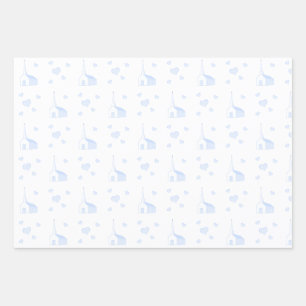 Feuille De Papier Cadeau Église de la fête communale