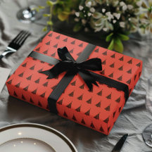 Elégant bleu rouge vert Noël arbre Motif cadeau