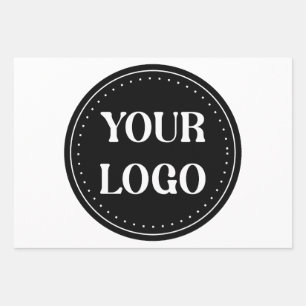 Feuille De Papier Cadeau élégant, moderne, raffiné et éditable.