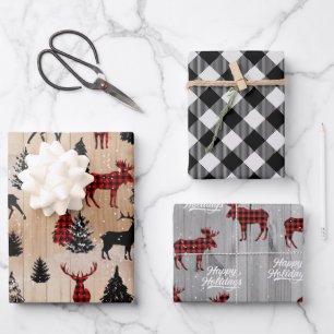 Feuille De Papier Cadeau Élégant sac d'emballage moderne en mousse de bûche