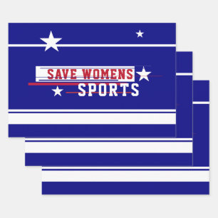 Feuille De Papier Cadeau Enregistrer les sports pour les femmes