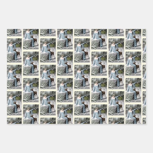 Feuille De Papier Cadeau Ensemble mixte (Devant 3)