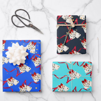 Feuille De Papier Cadeau Enveloppe cadeau - Dominos