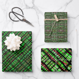 Feuille De Papier Cadeau Enveloppe cadeau Kwanzaa Rouge/Vert/Noir