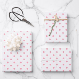 Feuille De Papier Cadeau Enveloppe cadeau point de peinture rose