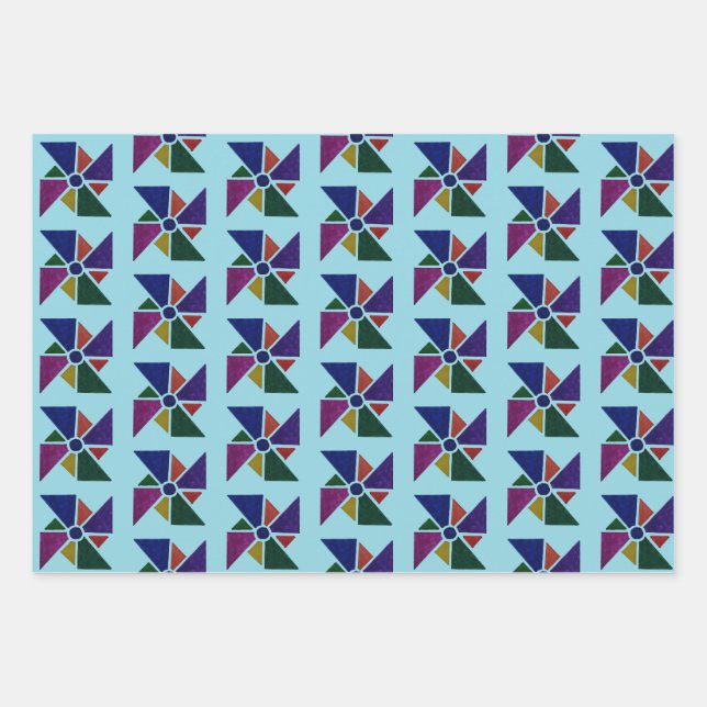 Feuille De Papier Cadeau Enveloppe cadeau pour ventilateur (Devant 3)