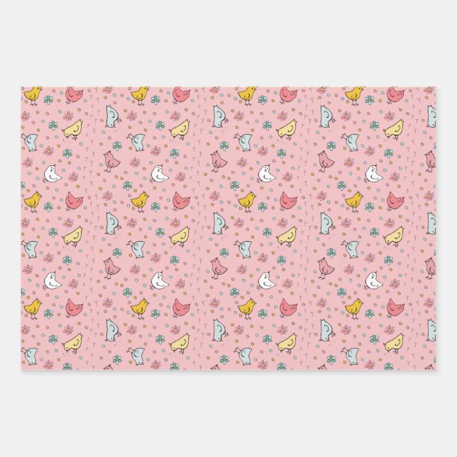 Feuille De Papier Cadeau Enveloppe Cadeau Unisex au poulet mou (Devant 2)