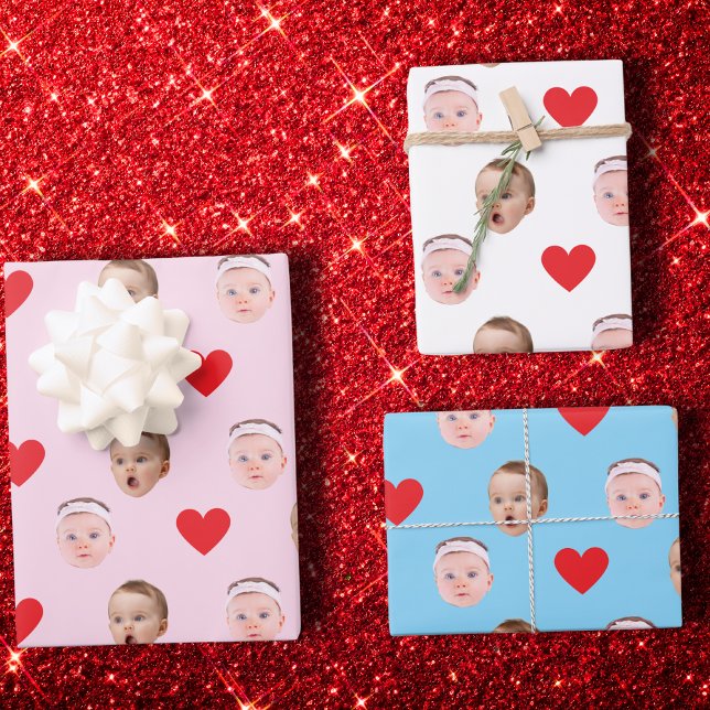 Feuille De Papier Cadeau Enveloppe Cadeau Visage, Enveloppe Cadeau Photo Pe (Créateur téléchargé)