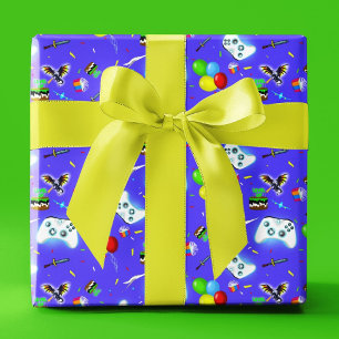 Feuille De Papier Cadeau Epic Gamer Happy Birthday Critical Hit!