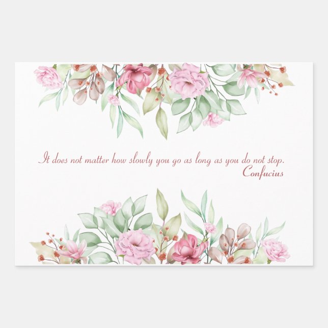 Feuille De Papier Cadeau Félicitations   (Devant 3)