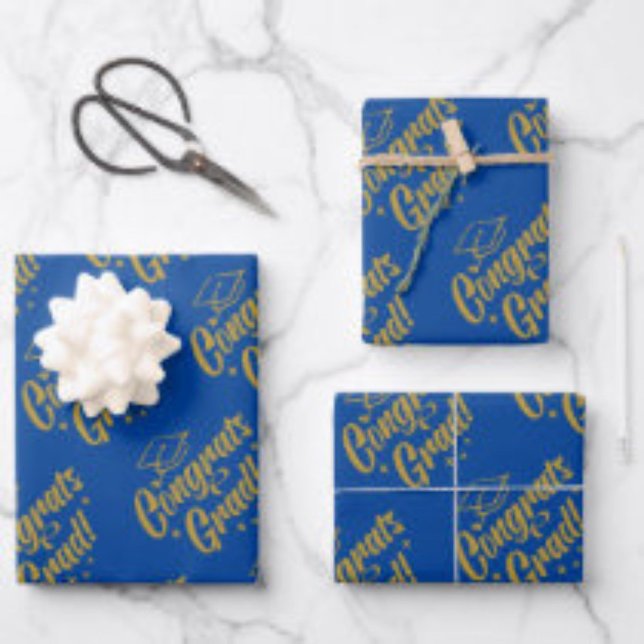 Feuille De Papier Cadeau Félicitations Grad (Créateur téléchargé)