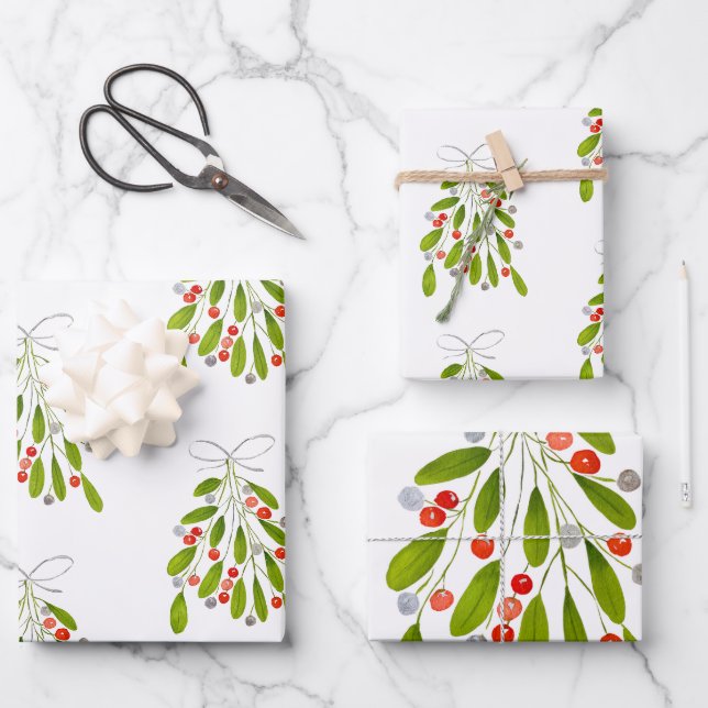 Feuille De Papier Cadeau Festive Holiday Wrapping Paper! (Recto)