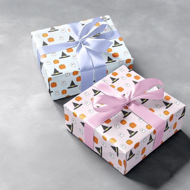 Feuille De Papier Cadeau Fête d'Halloween (Créateur téléchargé)