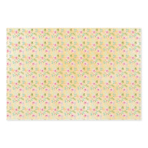 Fille rose jaune Floral