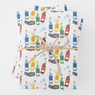 Feuille De Papier Cadeau Fizzy Lifting Drink Graphic