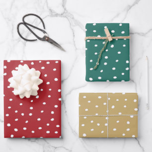 Feuille De Papier Cadeau Flammes de neige de vacances