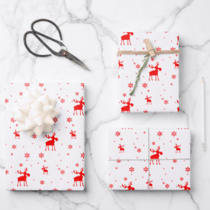 Feuille De Papier Cadeau Flèche-neige simple et moderne