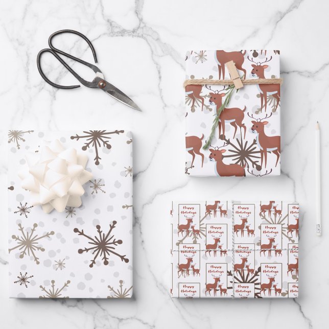 Feuille De Papier Cadeau Flèches dorées (Créateur téléchargé)