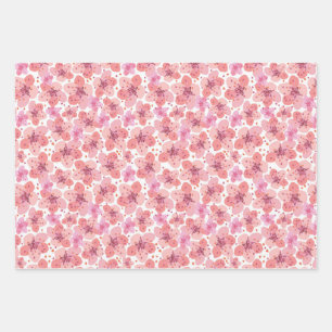 Feuille De Papier Cadeau fleurs de cerisiers