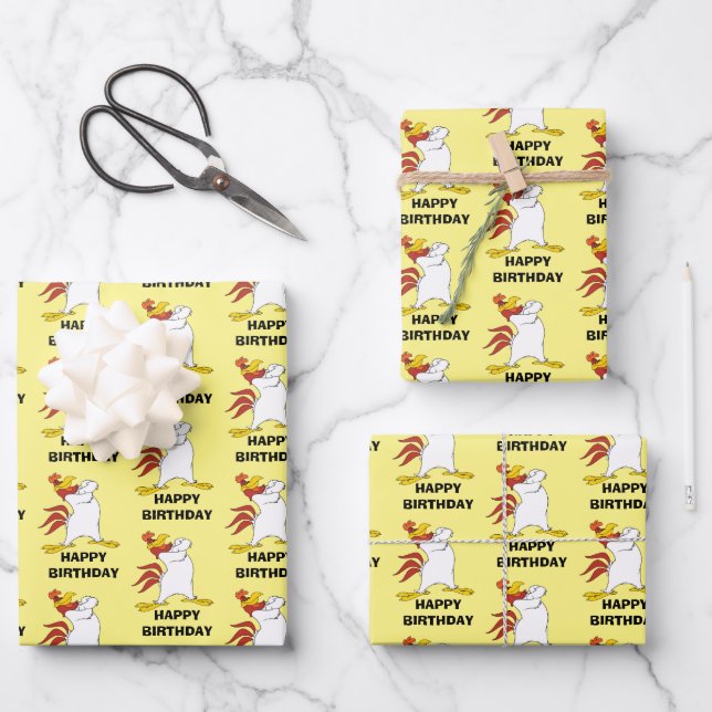 Feuille De Papier Cadeau Foghorn Leghorn Arms Crossed (Recto)