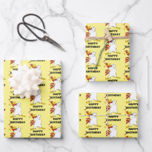 Feuille De Papier Cadeau Foghorn Leghorn les bras croisés