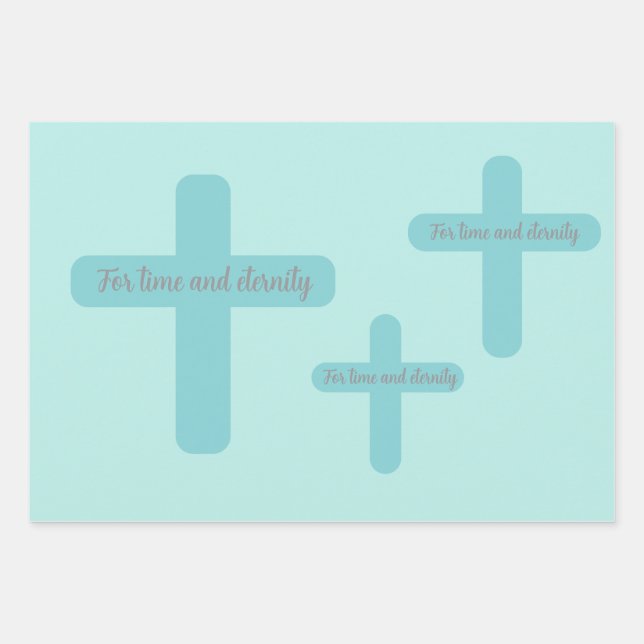 Feuille De Papier Cadeau For time and eternity (Devant)