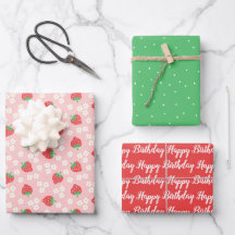 Fraises et fleurs de mignons Motifs