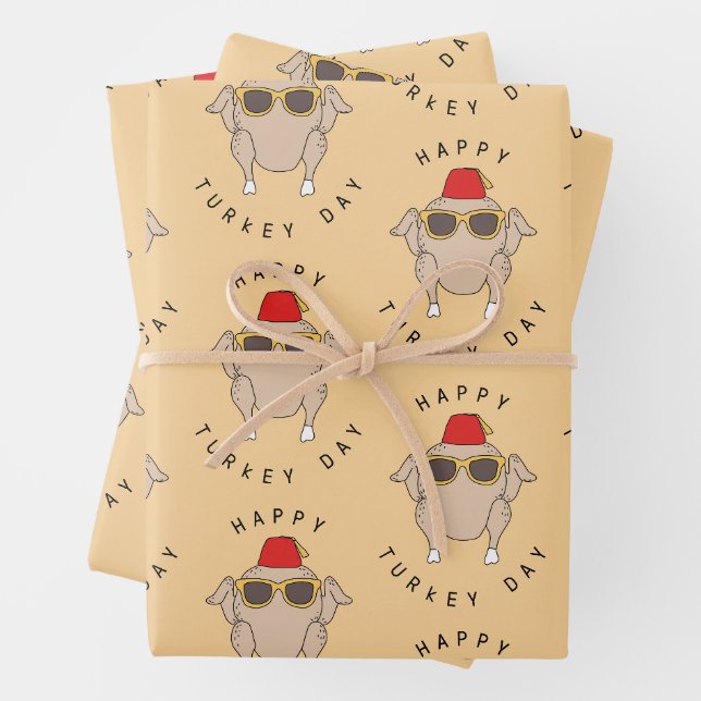 Feuille De Papier Cadeau FRIENDS™ | Bonne fête de la Turquie (En situation)
