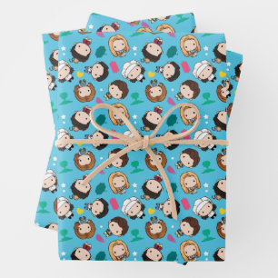Feuille De Papier Cadeau FRIENDS™ Motif Chibi de personnage