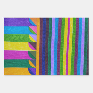 Feuille De Papier Cadeau "Fruit"