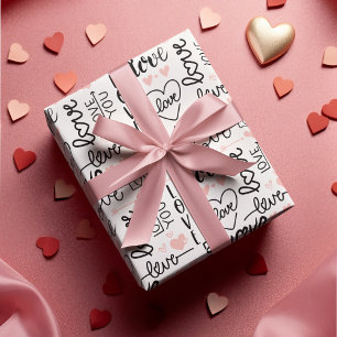 Feuille De Papier Cadeau Fun Love Valentines Day