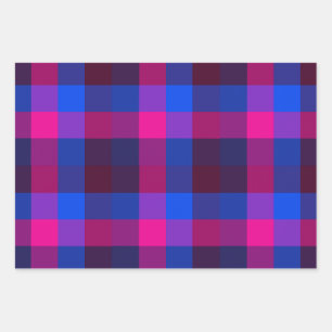 Feuille De Papier Cadeau Fusion de mosaïque néon