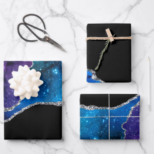 Feuille De Papier Cadeau Galaxy Agate Series Design 9  