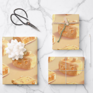 Feuille De Papier Cadeau Gâteau à l'ananas