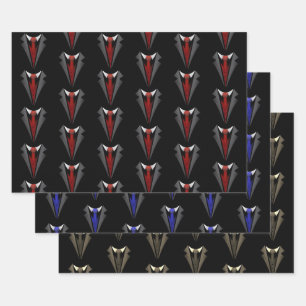 Feuille De Papier Cadeau Gentleman classique