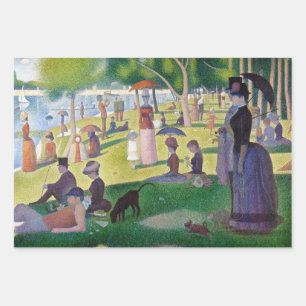 Feuille De Papier Cadeau Georges Seurat - Un dimanche sur La Grande Jatte