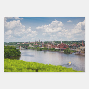 Feuille De Papier Cadeau Georgetown